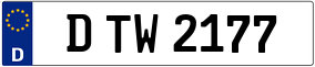 Truck License Plate